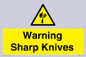 Warning Sharp Knives